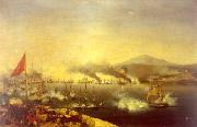 Ambroise-Louis Garneray The Naval Battle of Navarino oil painting